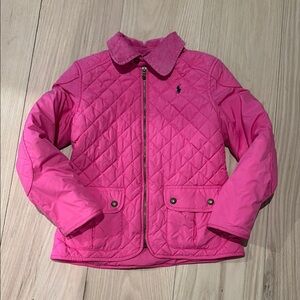 Polo Ralph Lauren Kids Medium 8-10 Pink Quilted Jacket